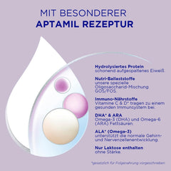 Aptamil HA 2 – Formuła dalsza po 6 miesiącach, z Omega 3 i 6, DHA, ARA i ALA, Bez laktozy, Bez oleju palmowego, Odżywka dla dzieci, Mleko w proszku, 1 x 800 g (opakowanie 4 szt.)