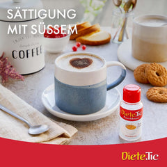 Bezkaloryczny słodzik w płynie, wielkość sprayu 3 x 50 ml (1 kropla MAXI = 1 łyżeczka cukru), bezglutenowy, bez konserwantów i bez aspartamu, idealny do deserów, napojów i jogurtów