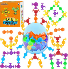 48 bucăți, jucărie de baie Montessori de la 3 ani, blocuri de construcție din silicon Mama si Copilul Naty Shop