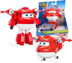 Auldey EU740283 Super Wings Figurka transformatora JETT Supercharge 12 cm, kolorowe figurki Naty Shop Jett S4
