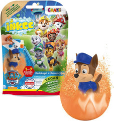 INKEE SURPRISE PAW PATROL, Bomba de baie pentru copii cu surpriză, aromă de gumă de cola, efect de spumă, 80 grame Duș și baie Naty Shop Produs Original