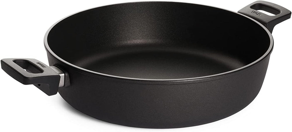 Woll Nowo Titanium Kasserolle - Induktiv -, Ø 32 Cm, 8 Cm Hoch, 5,5 Liter, Mit 2 Seitengriffen - Geeignet Für Alle Herdarten Formy i blachy do pieczenia Naty Shop 32 Cm, 8 Cm Hoch, 5,5 Litra