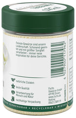 Fuchs Gewürze - Zwiebel granuliert - Gewürz für Saucen oder Nudelgerichte - naturalne Składniki - 70 g w wiederverwendbarer, recyclebarer Dawka