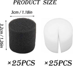 50 de bucăți de bureți hidroponici de 32 * 30 mm, propagare din vată de rocă, sistem hidroponic, bloc de burete de propagare, bureți de răsaduri, sistem hidroponic de seră, pentru cultivarea răsadurilor de legume și flori