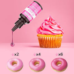 Colorant alimentar - Set alimentar lichid de 8 culori pentru decorarea torturilor, copt, colorant pentru ouă de Paște, colorant alimentar foarte concentrat pentru decorarea torturilor, meșteșuguri DIY, săpunuri - 10 ml fiecare