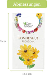 Semințe de Echinacea: Semințe de Echinacea galbene premium pentru aproximativ 20 de plante de Echinacea cu înflorire – Semințe de Rudbeckia – Rudbeckia rezistentă – Plante perene de Echinacea – Plante perene rezistente de la OwnGrown