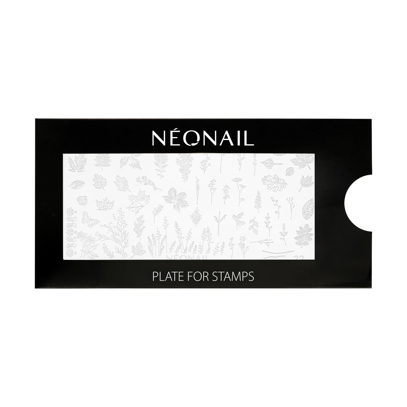 NÉONAIL Nagel Stempel Mit Schaber - Nägel Selber Machen - Nail Art Stamper - Nageldesign Für Nagel Schablone - French Nails Stempel - Silikon Nagelstempel