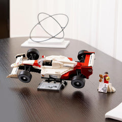 LEGO Icons Zestaw modeli samochodów Mclaren MP4/4 i Ayrton Senna, zestaw samochodów wyścigowych F1 dla dorosłych z minifigurką kierowcy, przedmiot kolekcjonerski, pomysł na prezent dla mężczyzn, kobiet, dla niego i dla niej 10330 Zestawy do budowania Besuche w sklepie LEGO