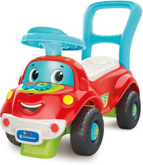 Clementoni - 17747 - Nicolò Go Go 3 în 1 - Mașină de echitație, vorbitor electronic de învățare, primii pași, lumini și sunete, joc pentru copii de 1 an - Made in Italy Jucarii Bebe Naty Shop Titlu implicit