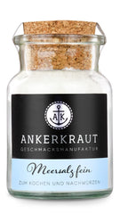 Ankerkraut Meersalz fine, reines Salz zum kochen und würzen, 170g im Korkenglas