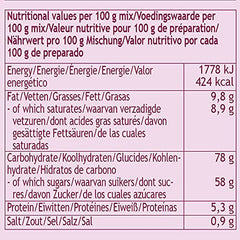 Funcakes Mix Für Crème Pâtissière, Einfach Zu Verwenden, Köstlicher Pudding Zum Füllen Von Kuchen, Cupcakes Und Anderen Leckereien, Nur Wasser Hinzufügen, Halal., 1 Kg Amestec pentru copt si gatit Naty Shop
