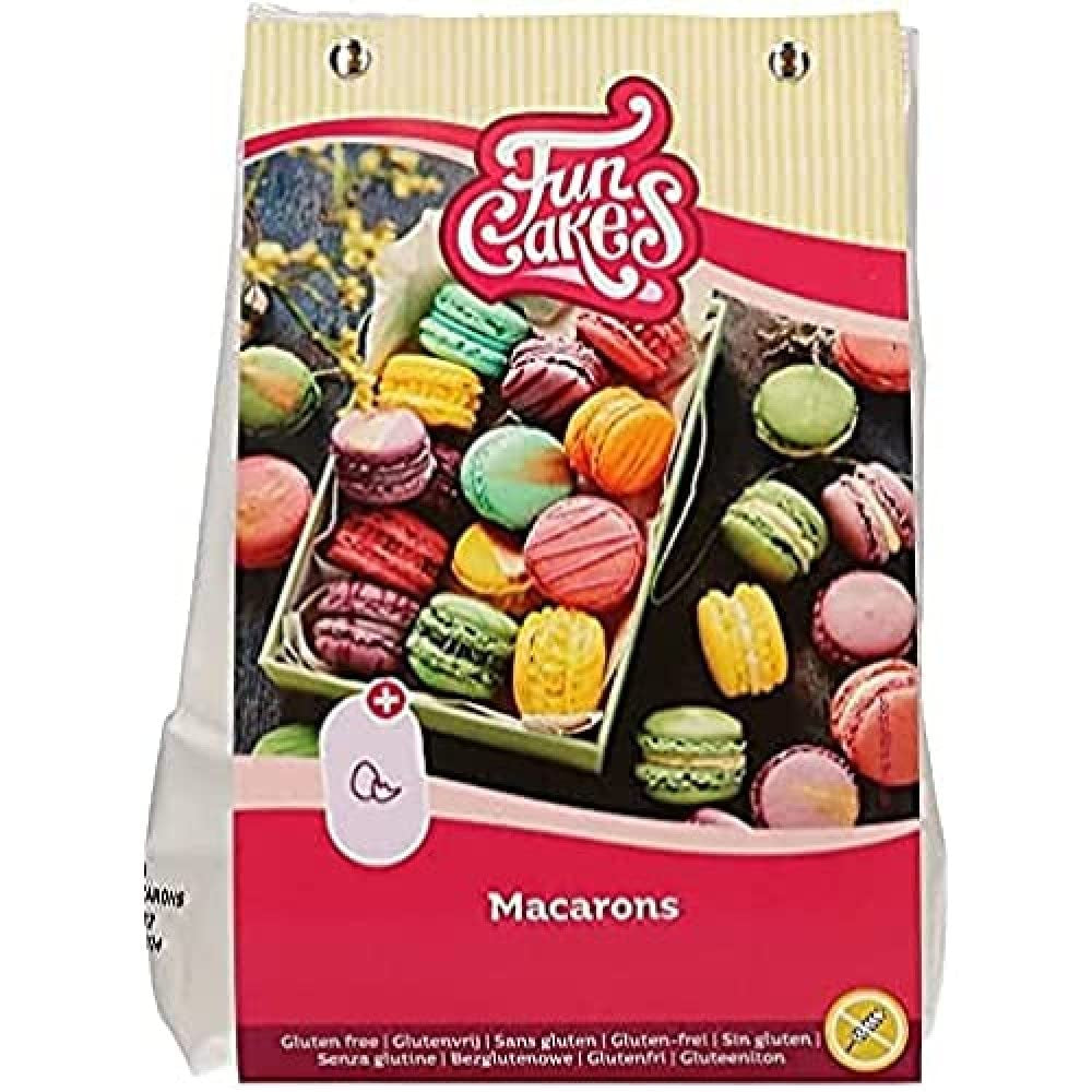 Funcakes Mix Für Macarons, Glutenfrei: Einfach Zu Verwenden, Perfekt Hausgemachte Macarons, Köstlicher Mandelgeschmack, Halal-Zertifiziert, 300G Amestec pentru copt si gatit Naty Shop Default Title