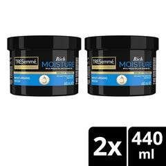 Mască de păr bogată în hidratare, pentru 2x mai multă hidratare instantanee* 2 x 440 ml Masca de par Naty Shop
