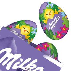 Milka Sweet Egg – Wielkanocna czekolada nadziewana kremem waniliowym, o wyglądzie jajka sadzonego – 124g
