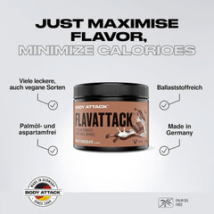 Body Attack Flavattack®, Double Choc Brownie, 250g / 83 porcje Aromaty Naty Shop