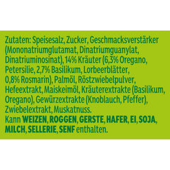 Knorr Kräuterlinge Italienische Kräuter Würzmischung zum Streuen für Pasta, Gemüse oder einen Salat 60 g
