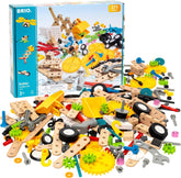 BRIO Builder - 34606 Builder Kindergartenset, 271 TLG. | 271-teiliges Lern- und Konstruktionsspielzeug für Kinder ab 3 Jahren