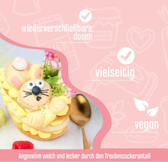 DECOCINO Organic Sprinkle Pearls - 60 gramów - Organiczna posypka dekstrozowa Sprinkles Naty Shop