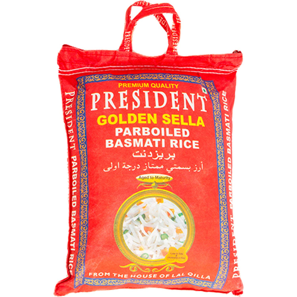 PRESIDENT - Ryż Basmati Golden Sella, (1 X 5 KG)