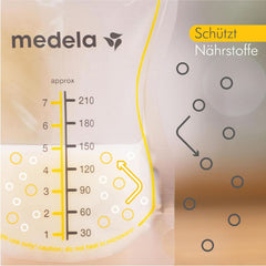 Medela Easy Pour Muttermilchbeutel Zum Einfachen Ausgießen, 100 Stück, 210 Ml, Auslaufsichere Einweg-Muttermilchbeutel Mit Überlaufschutz, Stillhelfer Akcesoria Żywność dla niemowląt i karmienie piersią Naty Shop