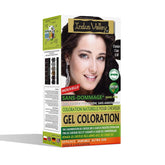 Indus Valley Natural Damage Free Gel Hair Colour | Fără amoniac, vegan și fără cruzime | Până la 100% acoperire gri, rezultate de lungă durată | Castaniu deschis 5.0 (20 gram + 200 ml) Vopsea pentru par Naty Shop Maro deschis