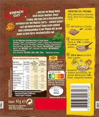 MAGGI Fix für Curry Geschnetzeltes, Würzmischung, mit natürliche Ingredient*, für 2 Porcje, 1 opakowanie (1 x 41 g)