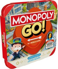 Gra planszowa Monopoly GO! - Wersja niemiecka, gra oparta na popularnej wersji online, szybka gra strategiczna dla całej rodziny, zabawa dla 2 do 4 graczy
