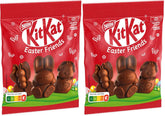NESTLÉ Easter Friends Mini Wielkanocne figurki z mlecznej czekolady z chrupiącymi kawałkami, opakowanie 2 szt. (1 x 65 g)