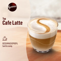 Senseo Pads Café Latte, 10 x 8 Getränke, 80 Kaffeepads