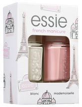 Set Essie Nailart pentru manichiură franceză (nr. 01 blanc, nr. 13 mademoiselle), ojă exclusivă: de înaltă calitate, rezistentă și intens colorată