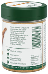 Fuchs Gewürze - Zimt Ceylon gemahlen | Aus natürlichen Zutaten | 30 g in wiederverwendbarer, recyclebarer Streudose