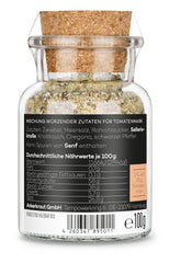 Ankerkraut Tomatensaucen, do makaronu, spaghetti, tortellini i Klassiker aus Italien, Lecker zu Hause cochen, Mischung würzender Ingredient für Tomatenmark, 100 g w szkle korkowym