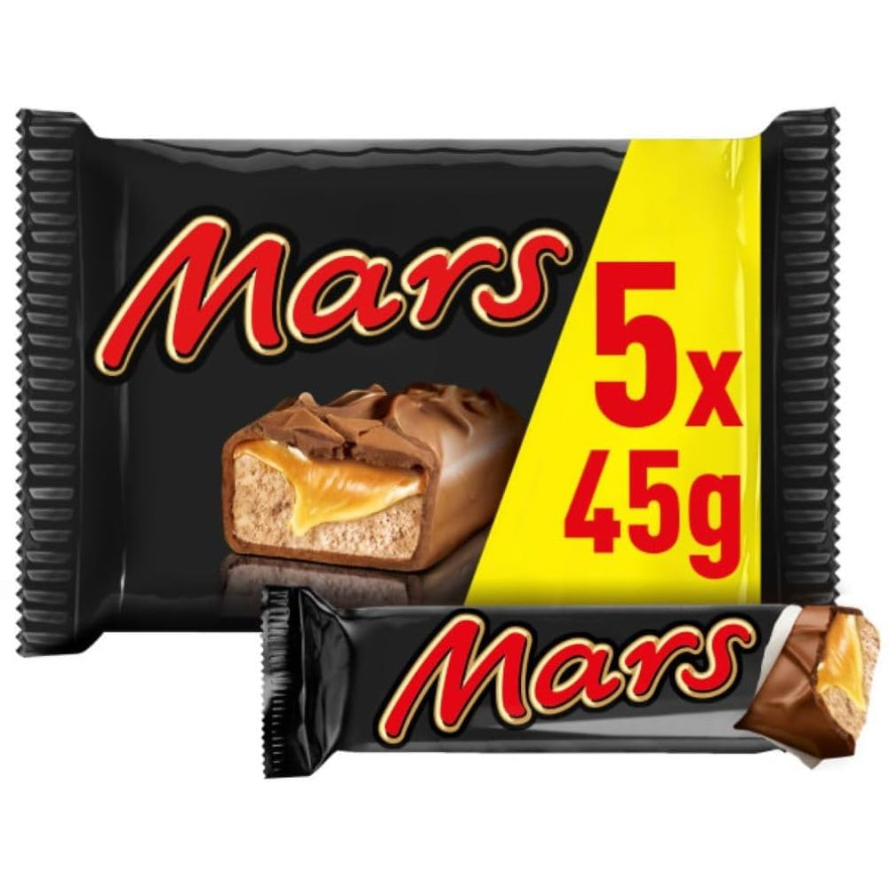 Batony Mars, karmel, czekolada, 1 opakowanie 5 batoników (1 x 225 g)