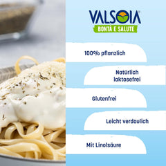 Cremă Condisoia, cremă ideală pentru gătit pentru persoanele cu intoleranță la lactoză, vegani și vegetarieni, versatilă în bucătărie, 6 x 200 g