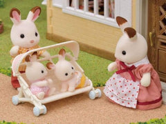 Wózek dla trojaczków Sylvanian Families L5533 – domek dla lalek Naty Shop Dolls