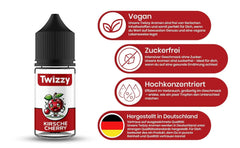 Twizzy, Skoncentrowany aromat wiśniowy, 30 ml Aromas Naty Shop