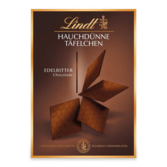Lindt Chocolate Ultracienkie batony z ciemnej czekolady | 125 g | Ultracienkie tabliczki najlepszej ciemnej czekolady | Szczególnie cienki i delikatny | Prezent czekoladowy (1 opakowanie)