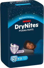 Huggies Drynites Superchłonne pieluszki nocne dla chłopców 8-13 lat (30-48 kg), 9 szt. Matka i Dziecko Naty Shop