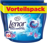 Lenor PODS All-In-1 detergent, 104 kapsułki, 3 razy dłuższa świeżość i głębokie czyszczenie nawet przy praniu na zimno Naty Shop Nowy Model