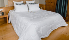 COLAS NORMAND - Kołdra przeciw roztoczom i bakteriom - Umiarkowany - 280 X 240 cm - Długotrwały efekt - Doskonała higiena - Mikrofibra - Miękka i wygodna - Możliwość prania Kołdry i kołdry Naty Shop Domyślny tytuł