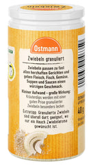 Ostmann Gewürze - Granulat Zwiebeln | Zwiebelpulver zum Würzen herzhafter Gerichte | 40 g w dawce recyklingowej