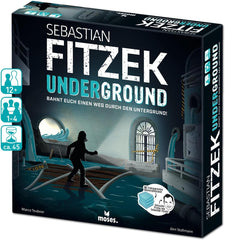 Mojżesz. Sebastian Fitzek Underground, innowacyjna gra thriller 3D dla fanów gier ucieczki, kooperacyjna gra planszowa autorstwa Marco Teubnera o różnych poziomach trudności, dla osób w wieku od 12 lat.