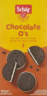 Biscuiți cu cacao Chocolate O'S, 165 g