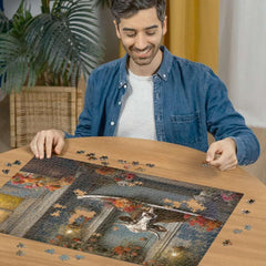 Ravensburger Puzzle 12000782 - Vaca în cadă - Puzzle de 1000 de piese pentru adulți și copii de la 14 ani, Puzzle Naty Shop