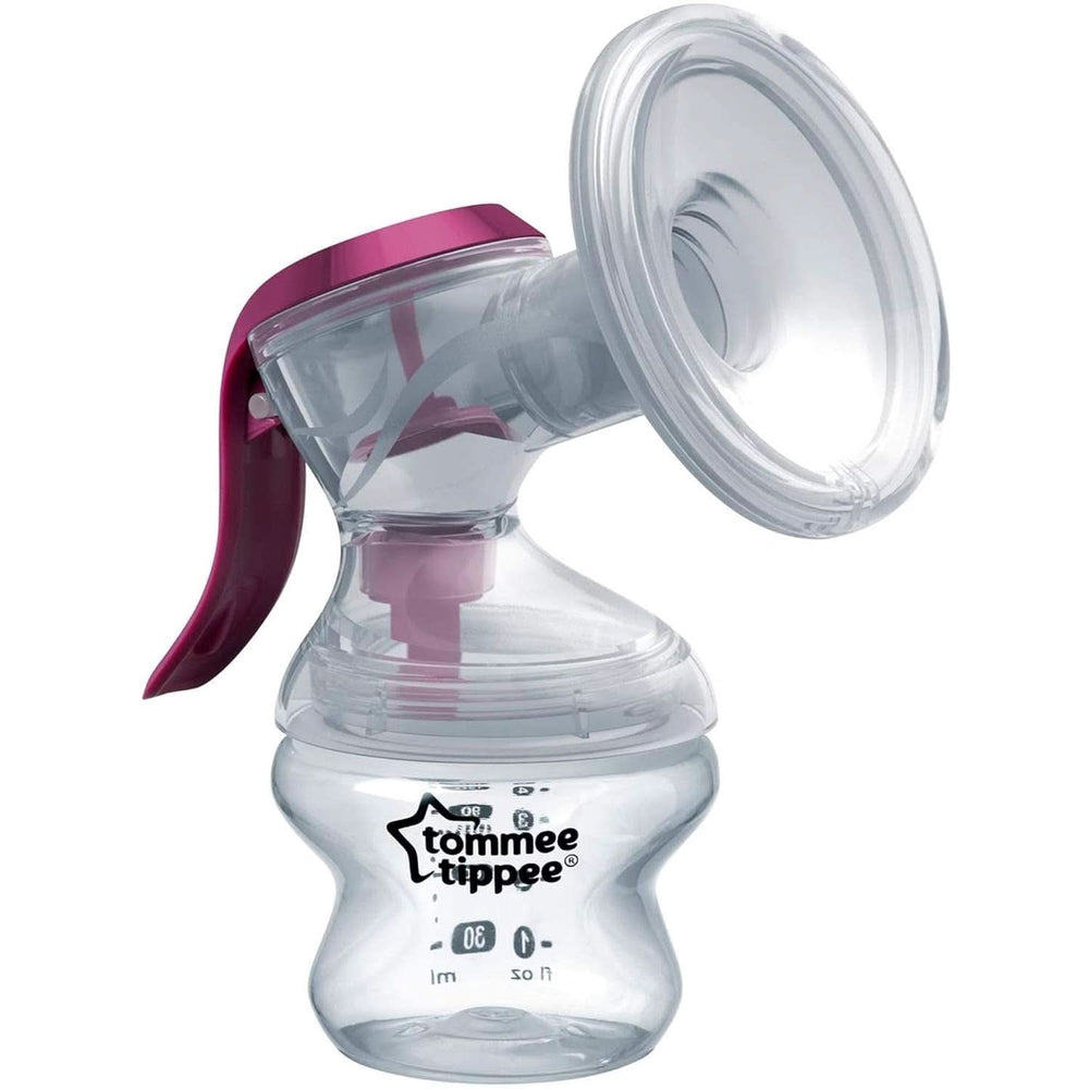 Tommee Tippee „Made for Me” Laktator ręczny, ergonomiczny uchwyt, niezawierający BPA, przezroczysty Akcesoria Żywność i karmienie piersią Sklep Bebe Naty