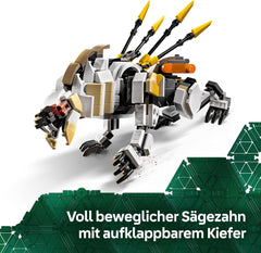 LEGO Horizon Adventures Aloy i Varl Vs. Walker w zbroi i Sawtooth, zabawka-samochód-potwor i minifigurki, zestaw kolekcjonerski dla fanów gier wideo, chłopców i dziewcząt powyżej 9 lat 77037 Zestawy do budowania Besuche den LEGO-Store