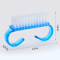 4-Teiliges Set Nagelbürsten, Handgriff Aus Kunststoff, Nagelreinigungswerkzeug Für Nail Art, Handreinigungsbürste, Tägliche Reinigungswäsche.