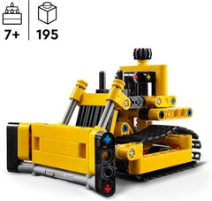 LEGO Technic Ciężki spychacz Zabawkowy spychacz Dodaj do placu budowy Zabawka konstrukcyjna dla dzieci Prezent techniczny dla chłopców i dziewcząt w wieku 7 lat 42163 Zestawy konstrukcyjne Besuche den LEGO-Store