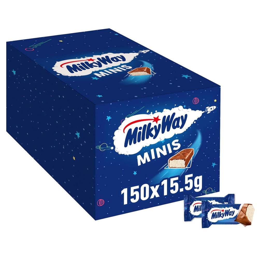 Mini batoniki czekoladowe, opakowanie zbiorcze czekolady, lekka śmietanka mleczna, 150 x 15,5 g, 2,3 kg