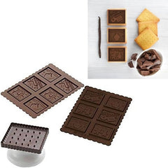 Silikomart 22.164.77.0165 CKC04, foremka do ciastek, Silicon Gnam Gnam Shape, 6 wgłębień. (CKC04) Sklep kuchenny Naty